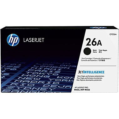 HP HP 26A (CF226A) Black Original LaserJet Toner Cartridge (3100 Yield)