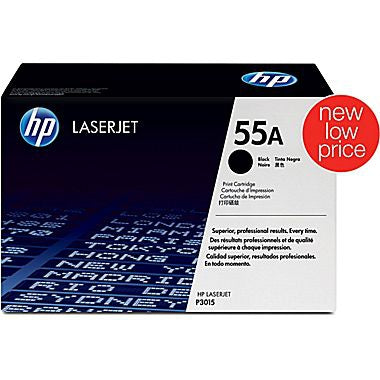 HP 55A (CE255A) LaserJet Enterprise 500 MFP (Flow) M525 Pro MFP M521 P3010 P3015 Black Original LaserJet Toner Cartridge (6000 Yield)